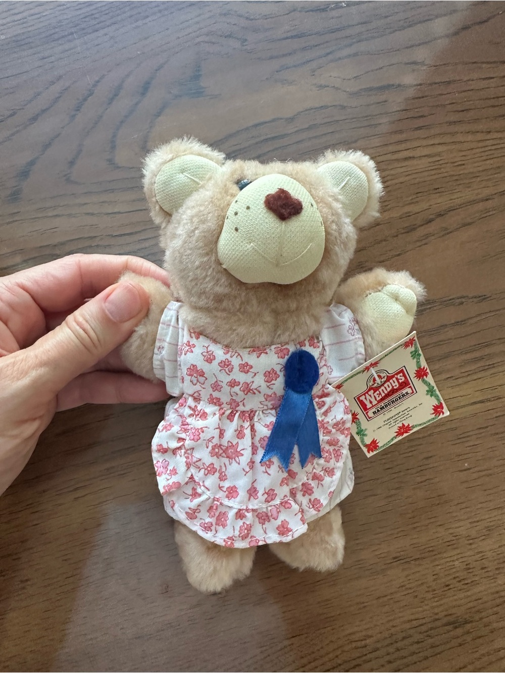 Vintage 1986 Wendy’s Furskins Hattie Bear NWT Plush Appalachian Artworks